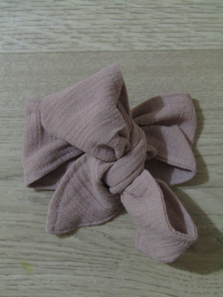 Baby head tie-Dusty pink