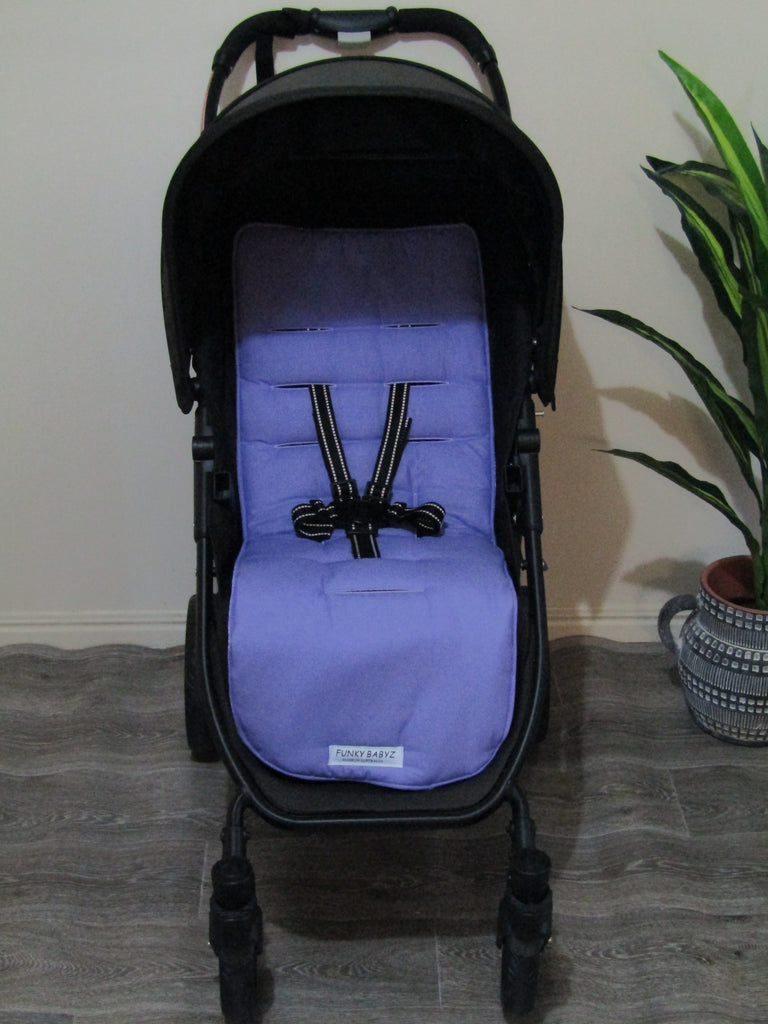 Pram liner set universal,100% cotton-Dragonfly moons