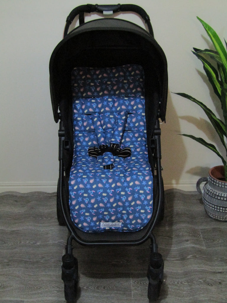 Pram liner set universal,100% cotton-Stitch