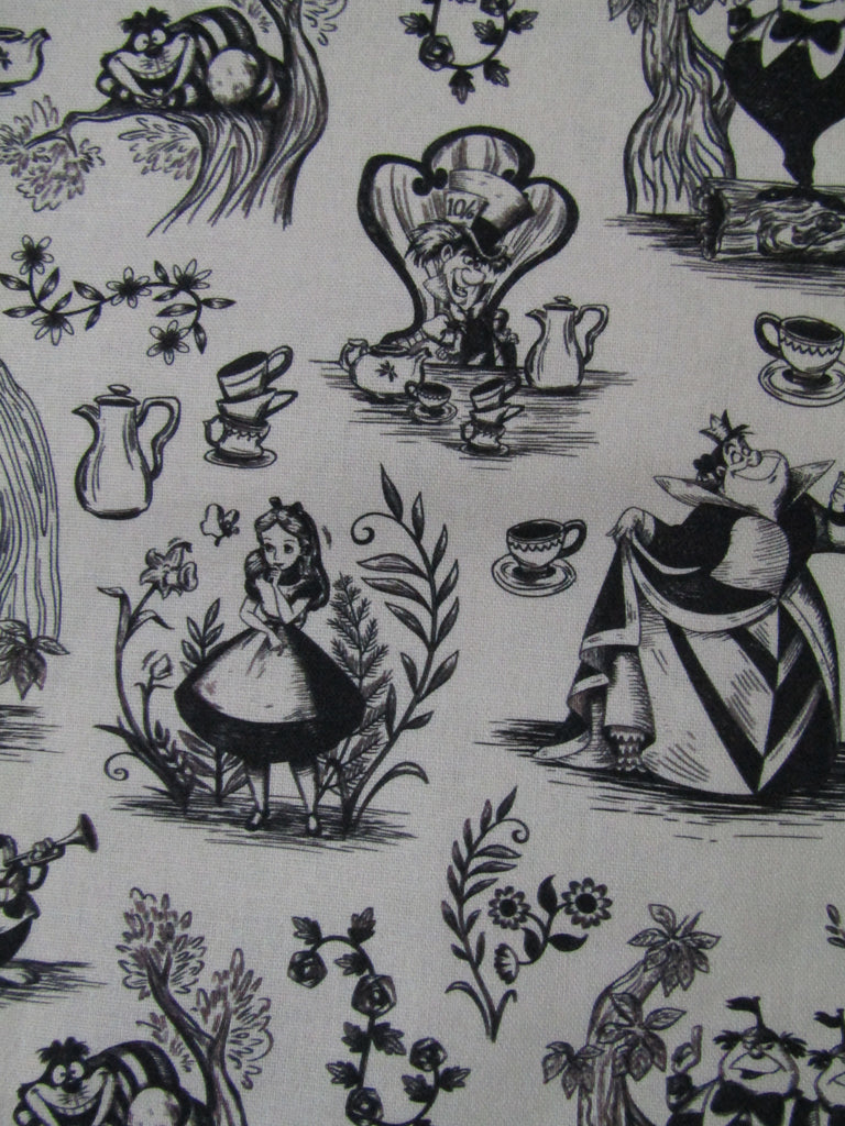 Waterproof changing mat-Alice in wonderland