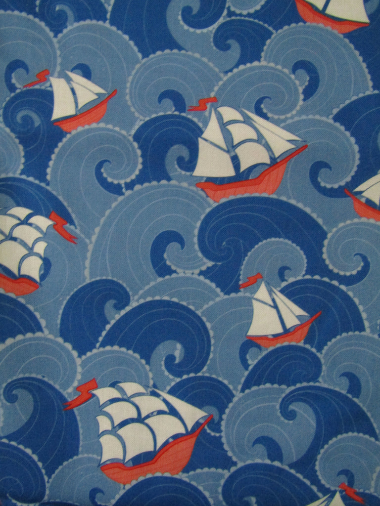 Waterproof changing mat-Sailing ships