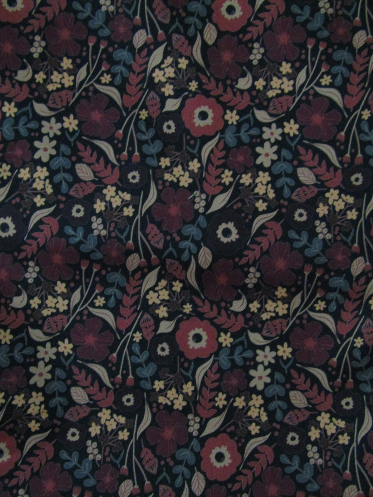 Waterproof changing mat-Vintage brown floral