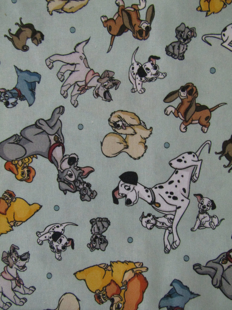 Pram liner set universal,100% cotton-Famous dogs