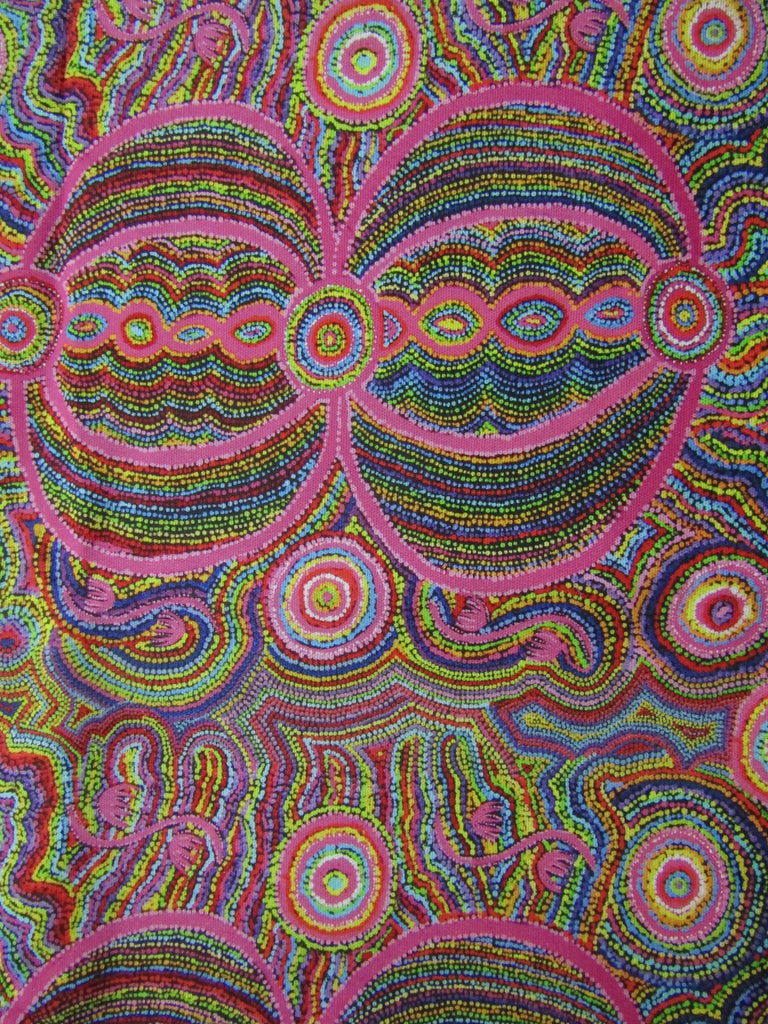 Shopping trolley seat liner-Australian indigenous,goanna dreaming