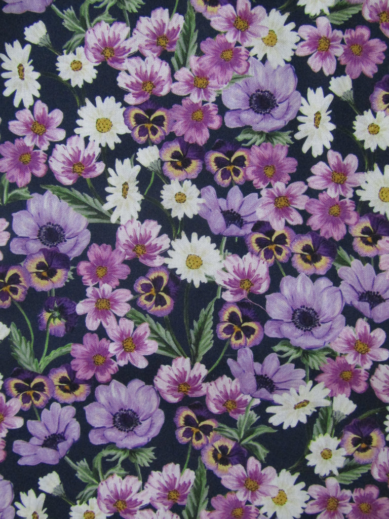 Waterproof changing mat-Pretty pansies