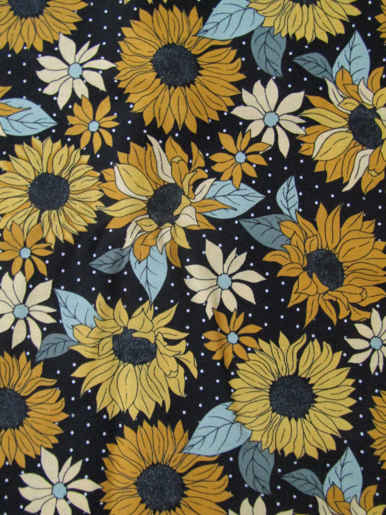 Waterproof changing mat-Sunflower garden