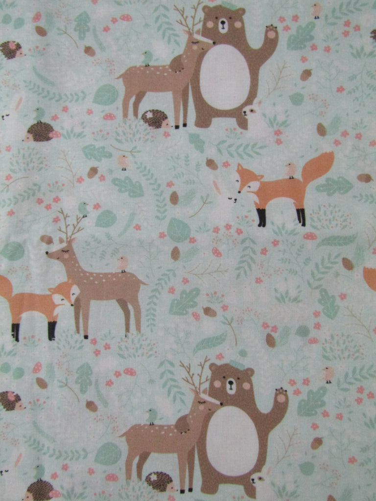 Pram/stroller seat liner-Woodland friends