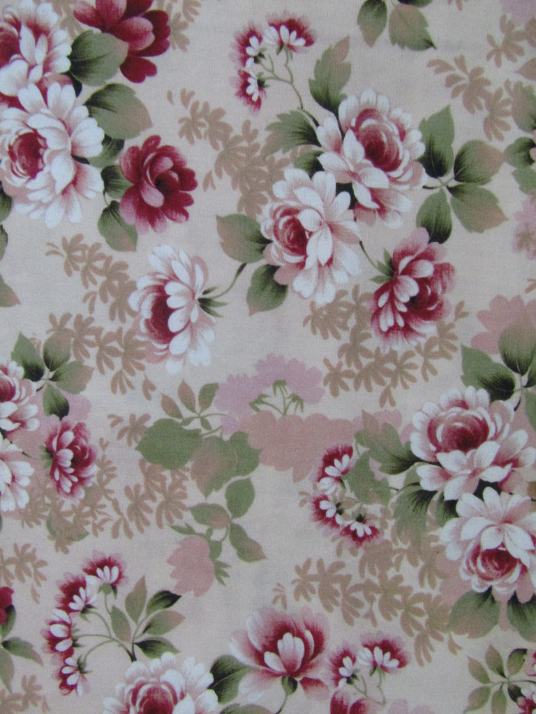 Waterproof changing mat-Pretty roses,beige