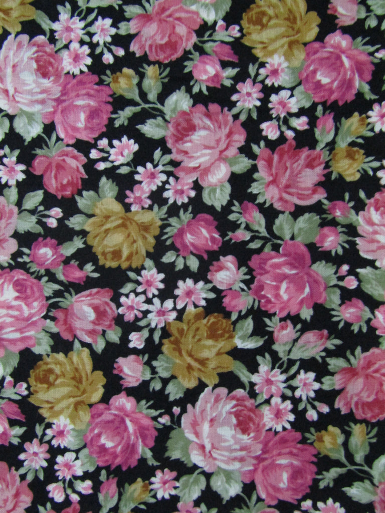 Waterproof changing mat-Petite pink roses