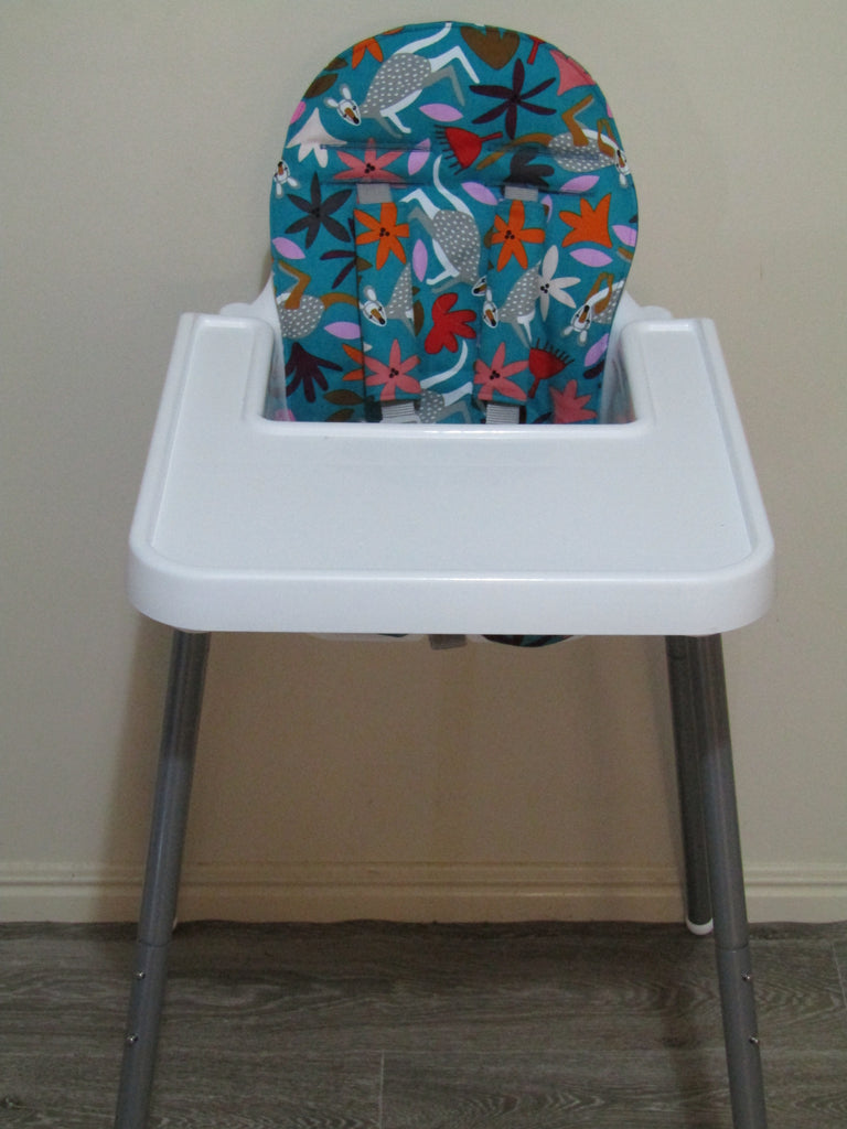 Small size universal high chair liner set-Wild Australian kangaroo