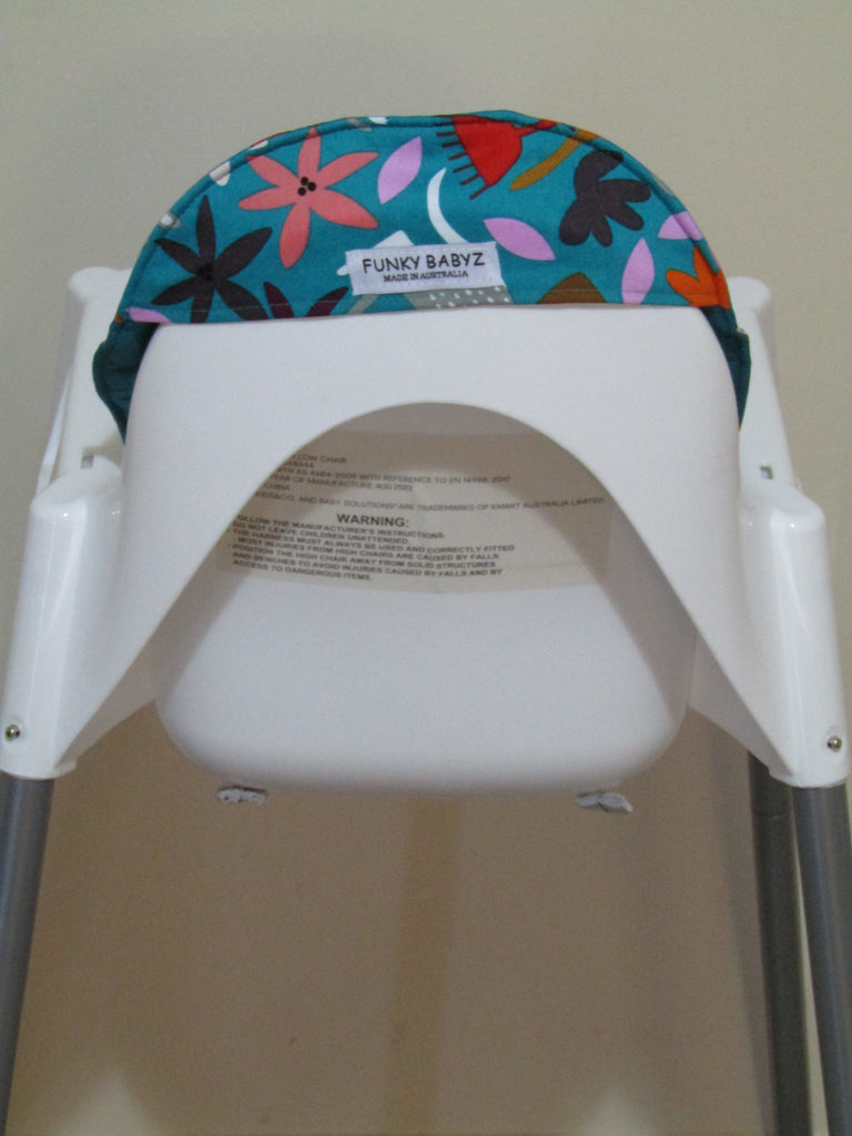 Small size universal high chair liner set-Wild Australian kangaroo