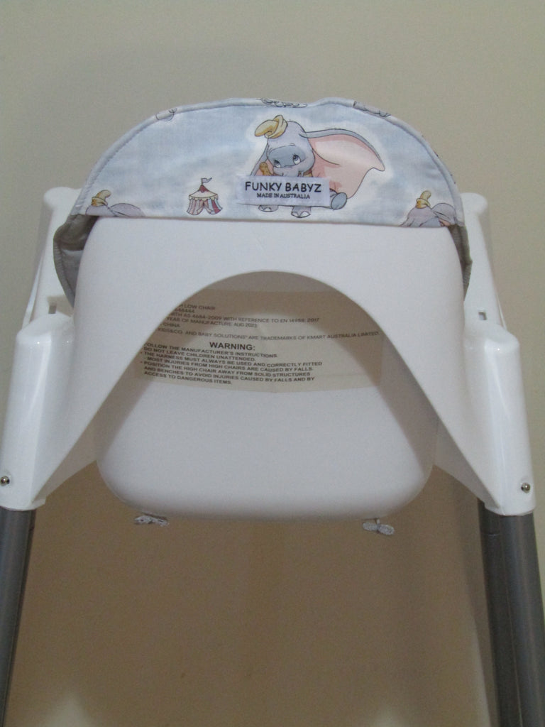 Small size universal high chair liner set-Baby elephant