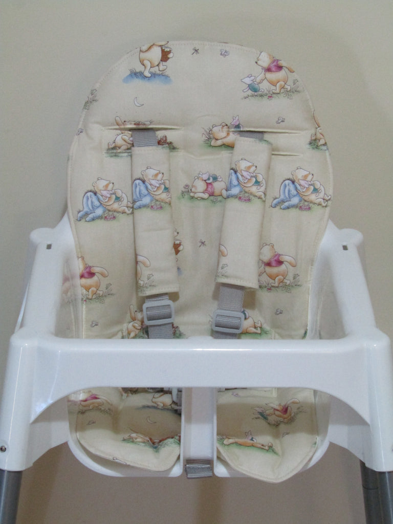 Small size universal high chair liner set-Classic bear