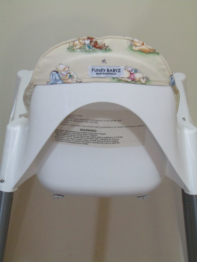 Small size universal high chair liner set-Classic bear