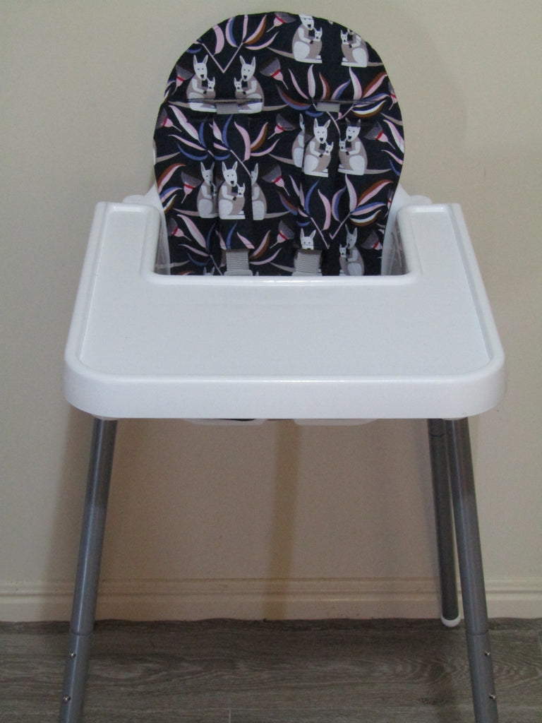 Small size universal high chair liner set-Australian kangaroo