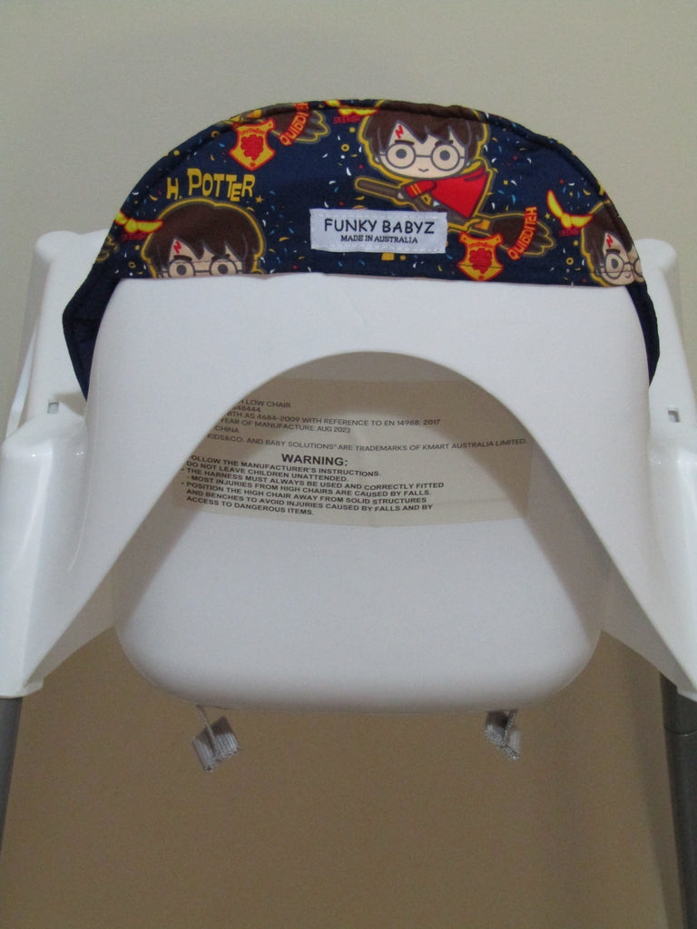 Small size universal high chair liner set-Wizard,quidditch