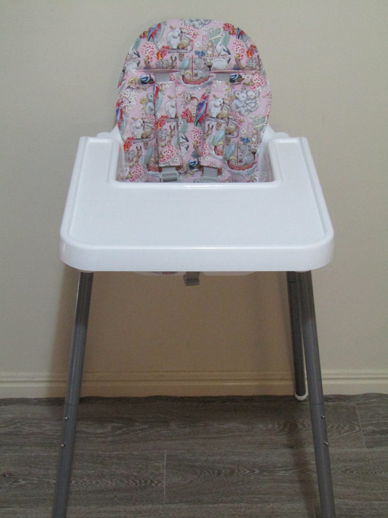 Small size universal high chair liner set-Australian babies,pink