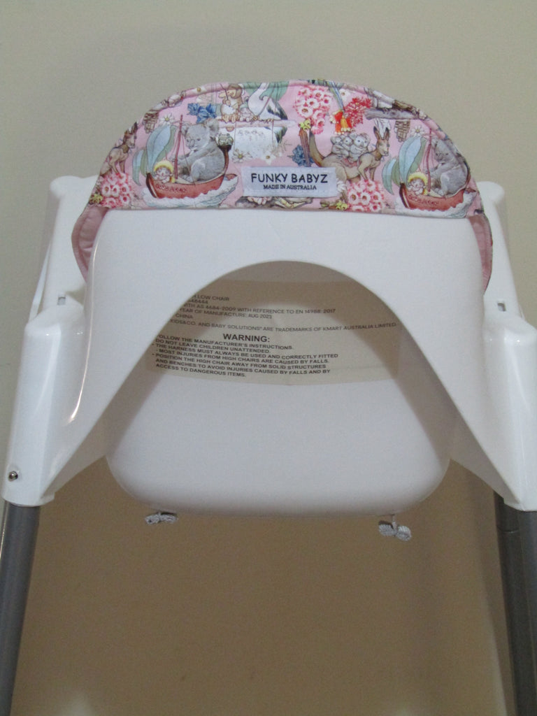 Small size universal high chair liner set-Australian babies,pink