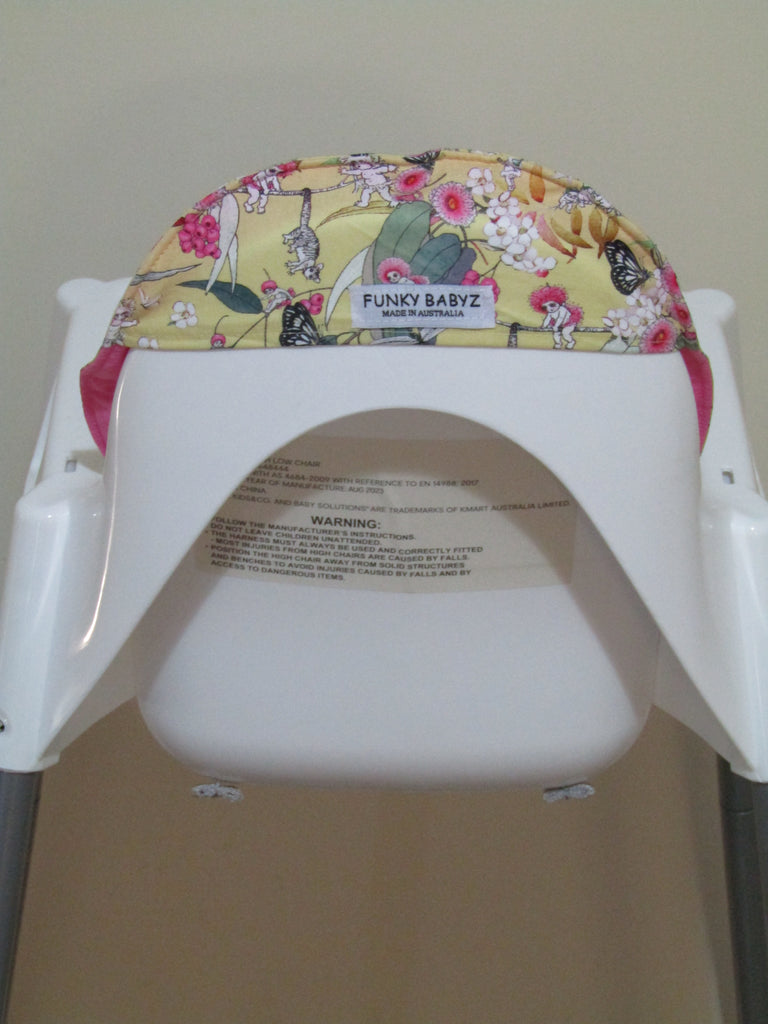 Small size universal high chair liner set-Australian babies,berries