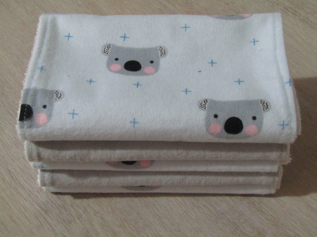 Burp cloth pack of 5-Australian koalas