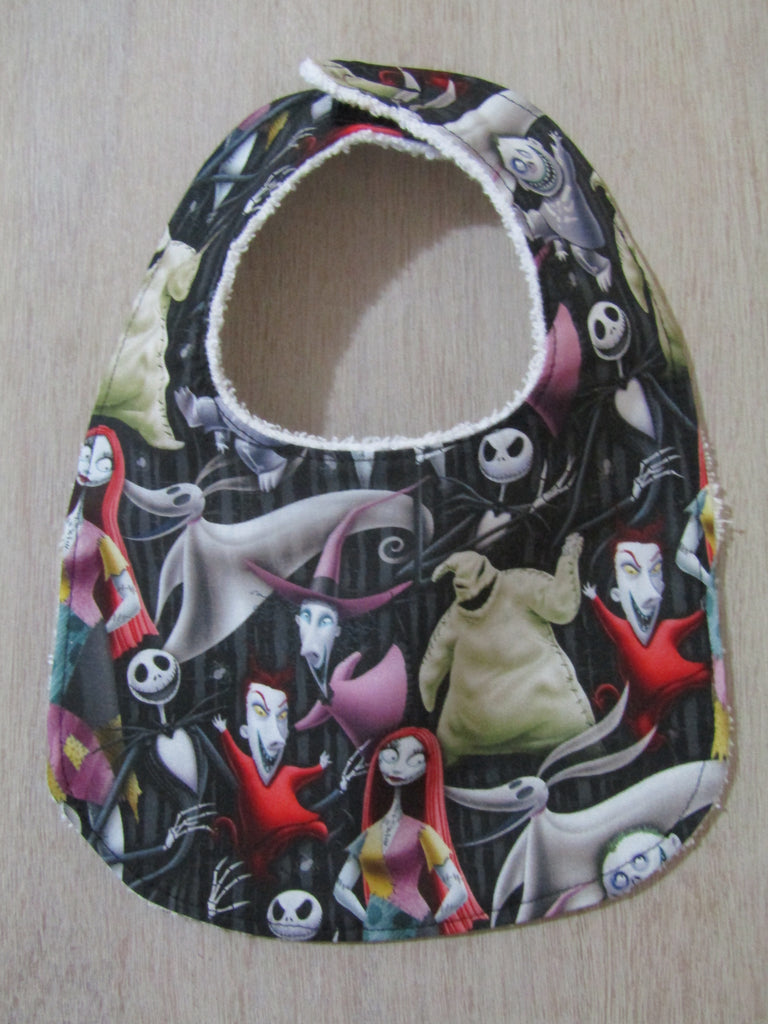 Flat baby bib-Nightmare before Christmas