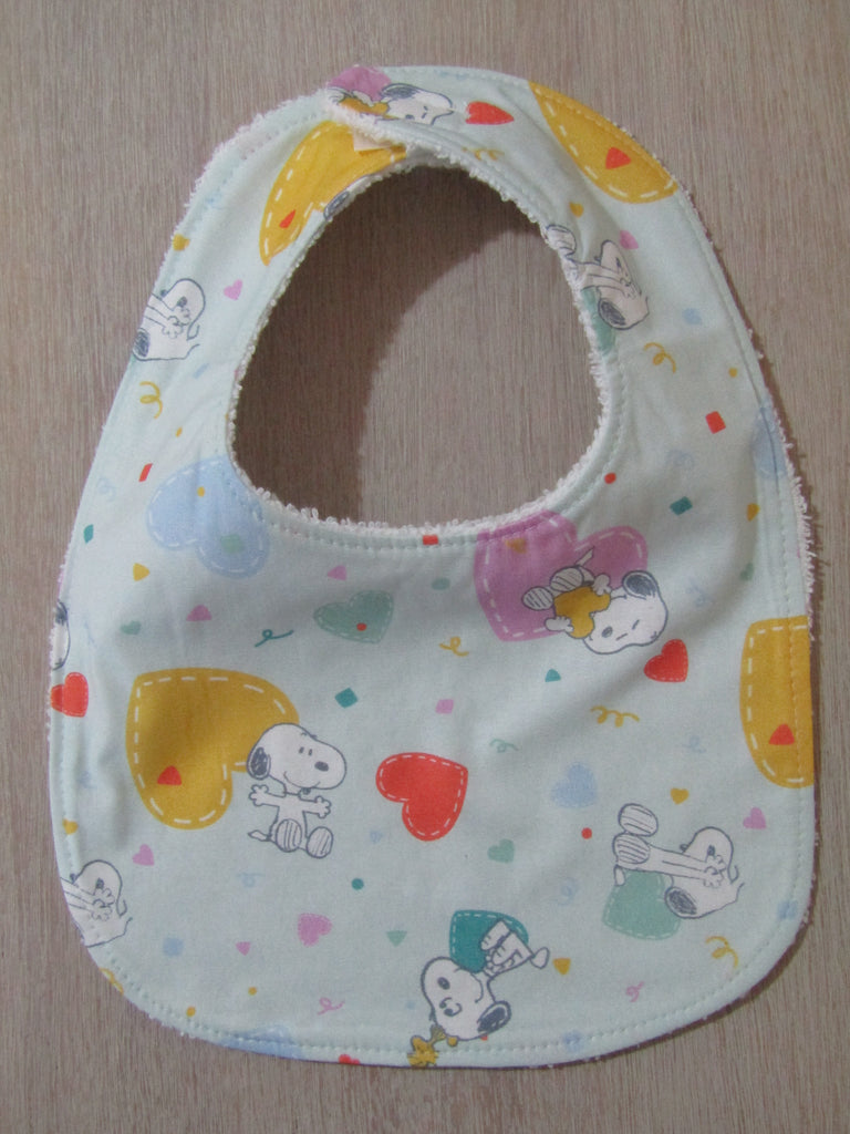 Flat baby bib-Snoopy style,love you