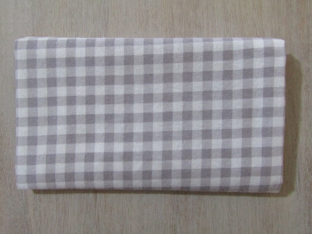 Flannelette baby wrap,blanket-Grey gingham