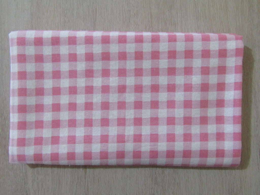 Flannelette baby wrap,blanket-Pink gingham