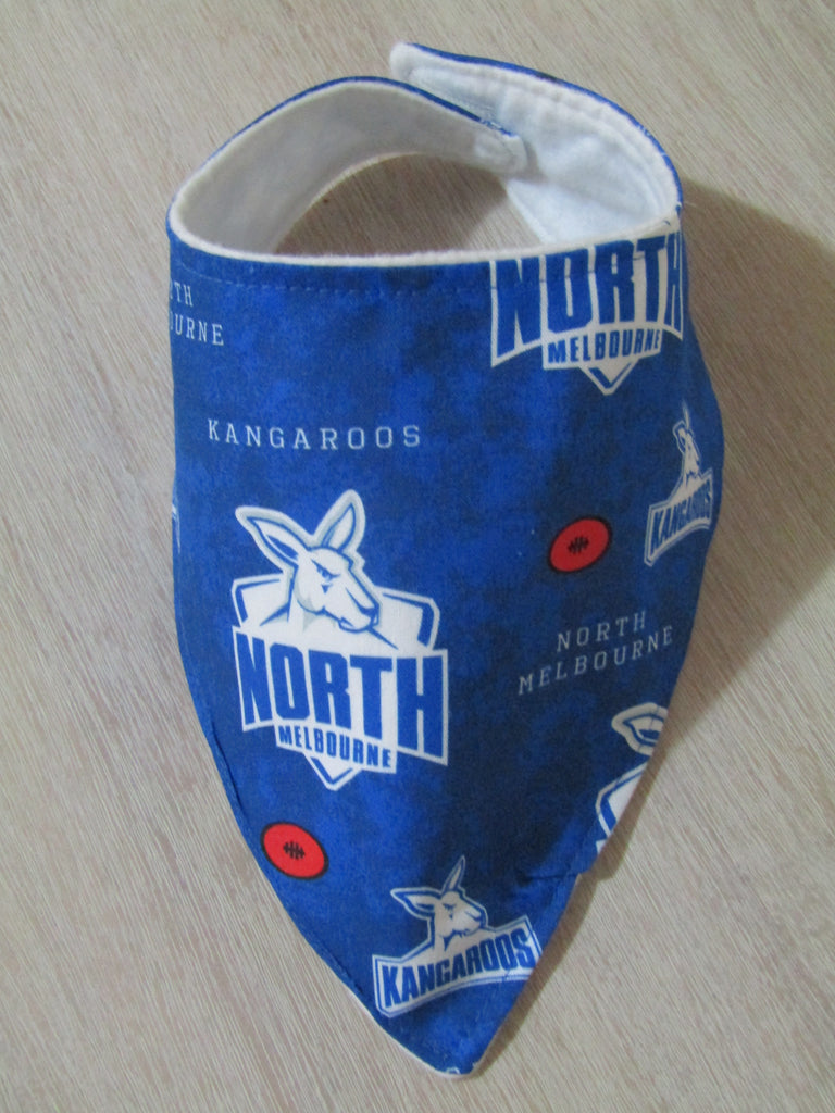 Bandana bib-AFL North Melbourne kangaroos