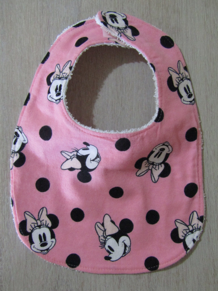 Flat baby bib-Pretty mouse