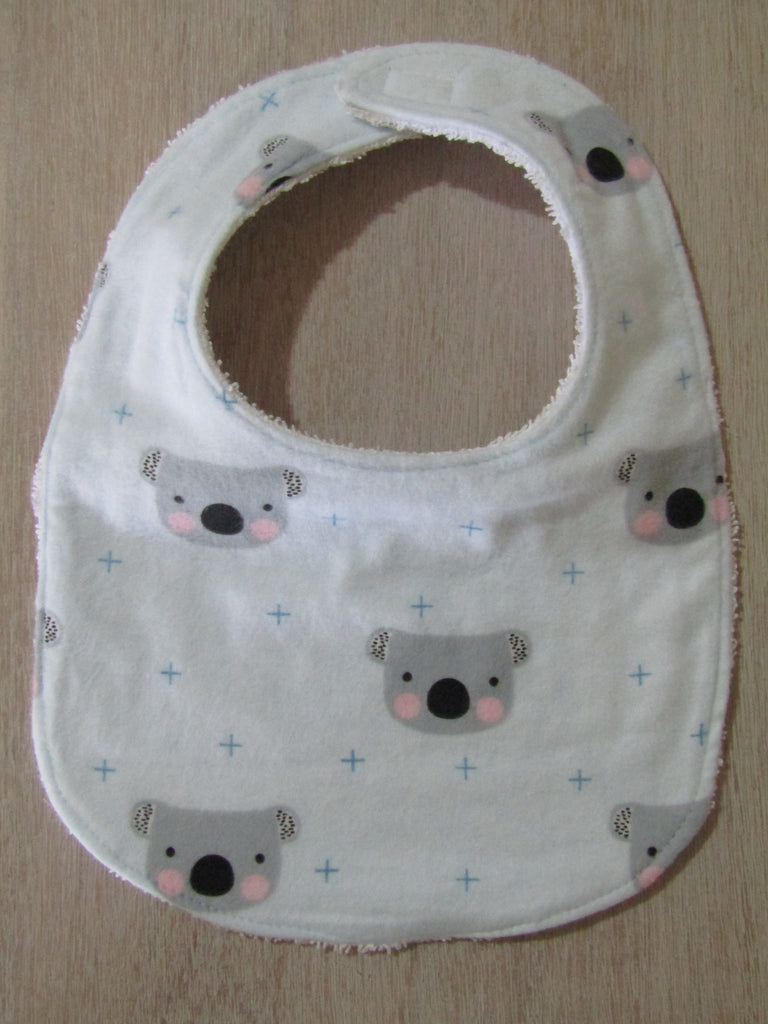 Flat baby bib-Australian koala