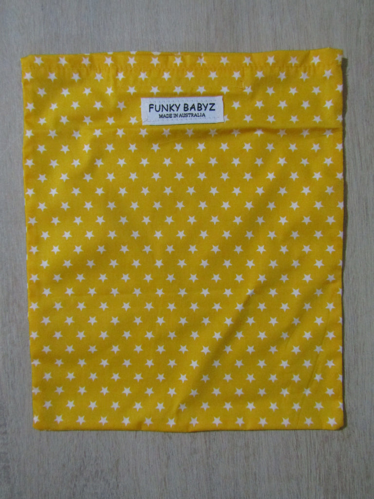 Small items bag-Stars,golden yellow