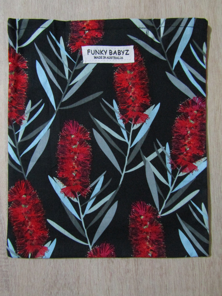 Small items bag-Australian bottlebrush flowers