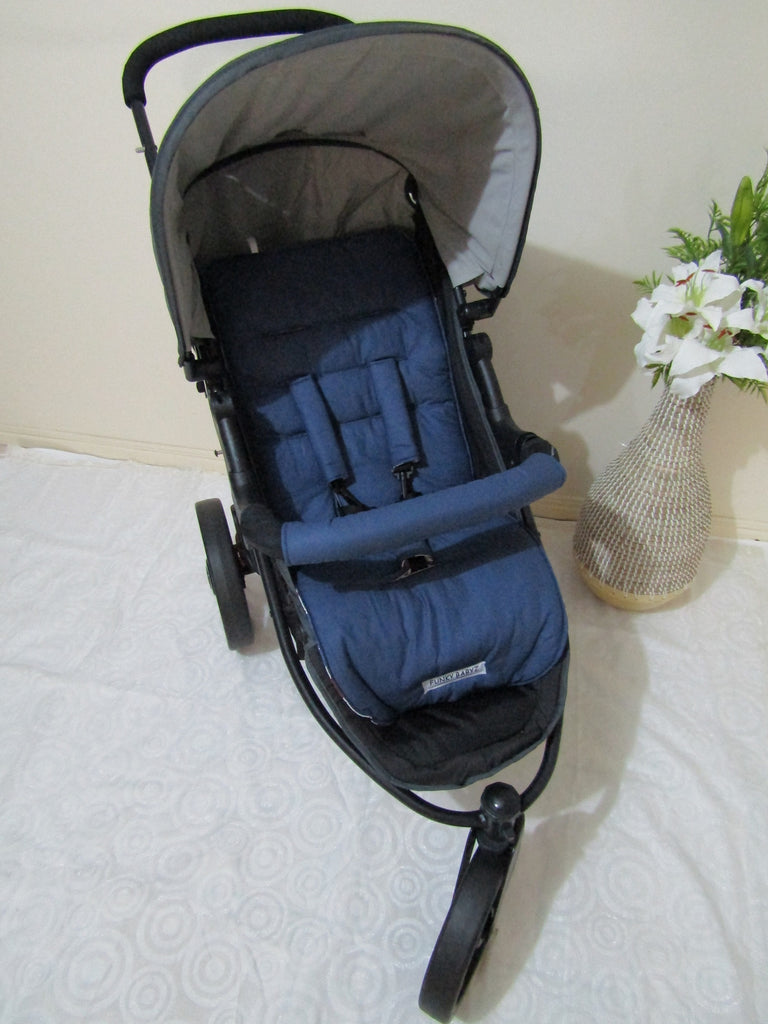 Pram liner set universal,100% cotton-Stitch