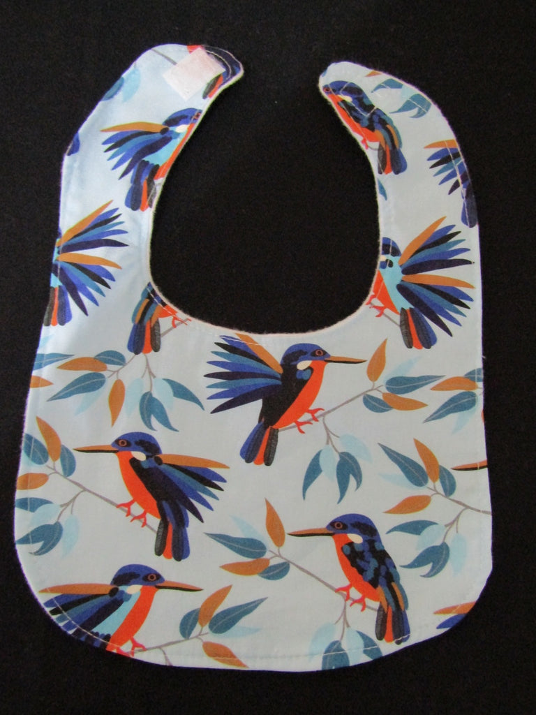 Flat bib-Australian kingfisher birds