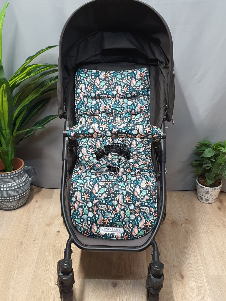 Pram/stroller seat liner-Seahorse world