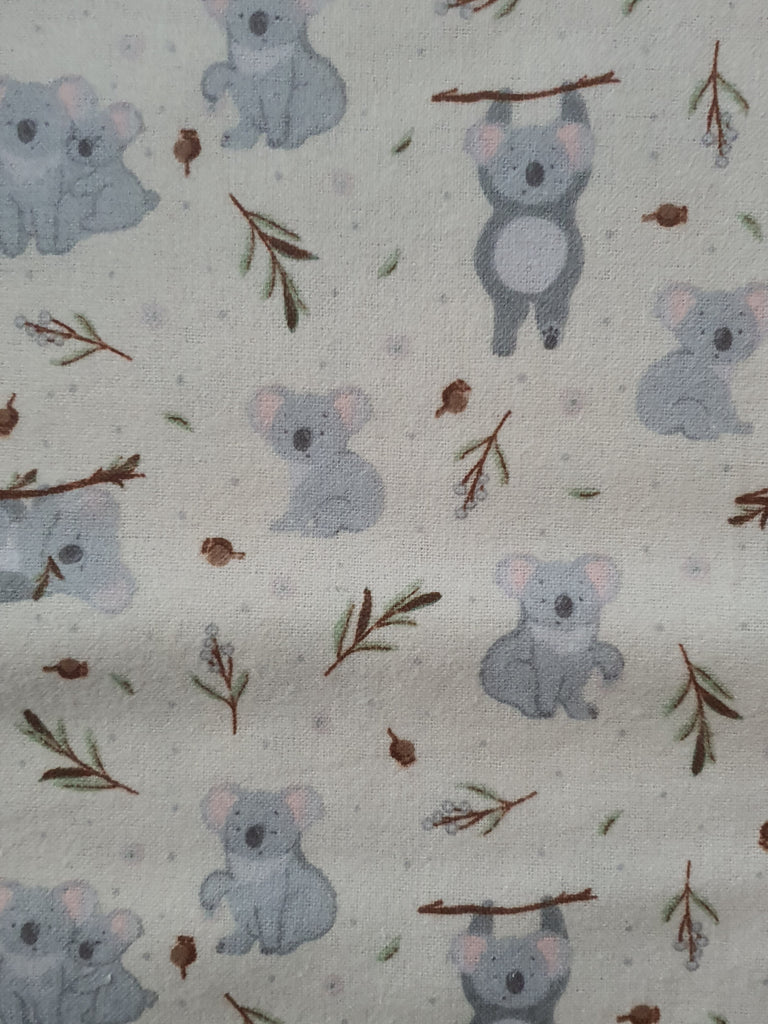 Flannelette baby wrap,blanket-Peaceful koalas