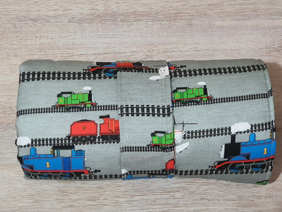 Waterproof changing mat-Thomas trains on tracks – Funky Babyz
