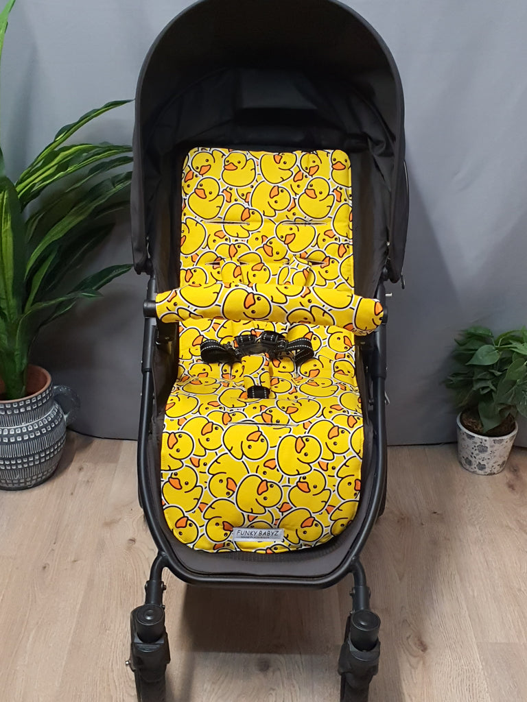 Pram/stroller seat liner-Rubber duck