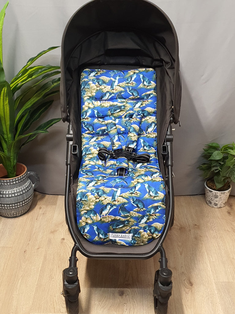 Pram/stroller seat liner-Fairy penguins