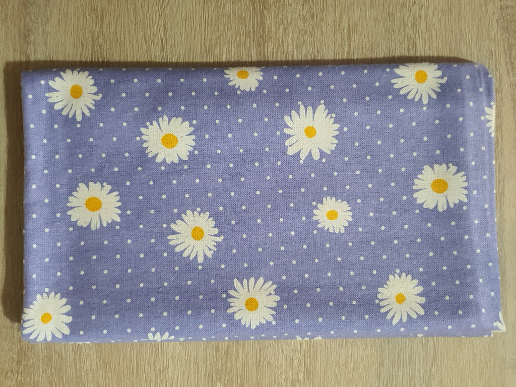 Flannelette baby wrap,blanket-Daisy,lavender polka dot