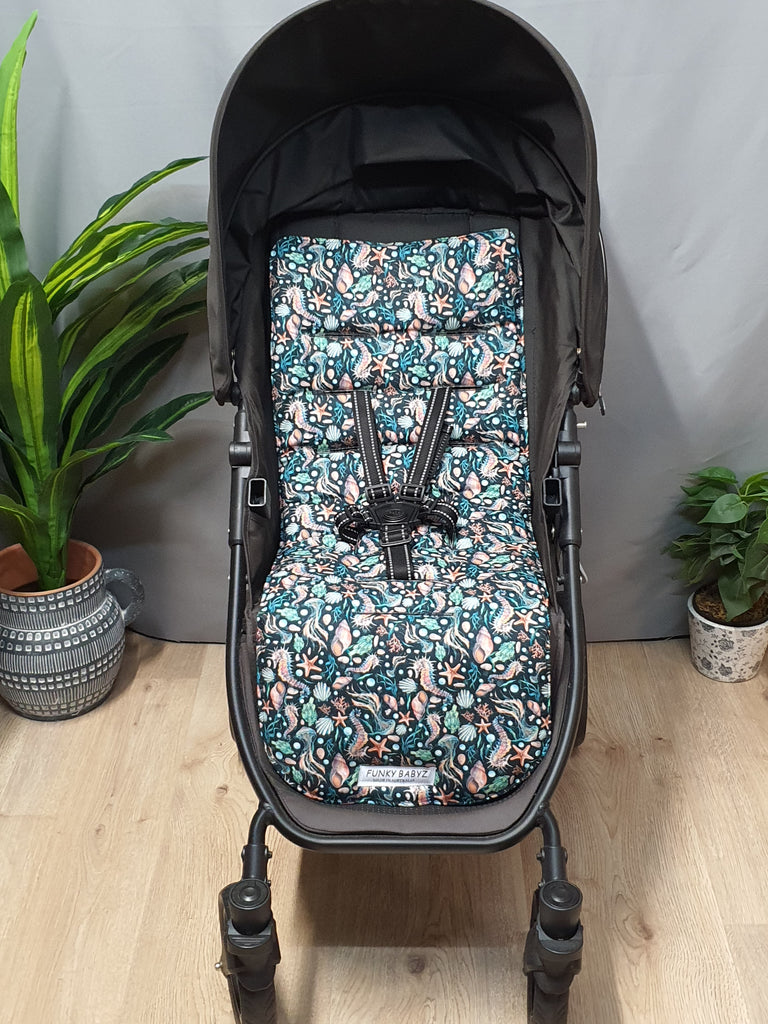 Pram/stroller seat liner-Seahorse world