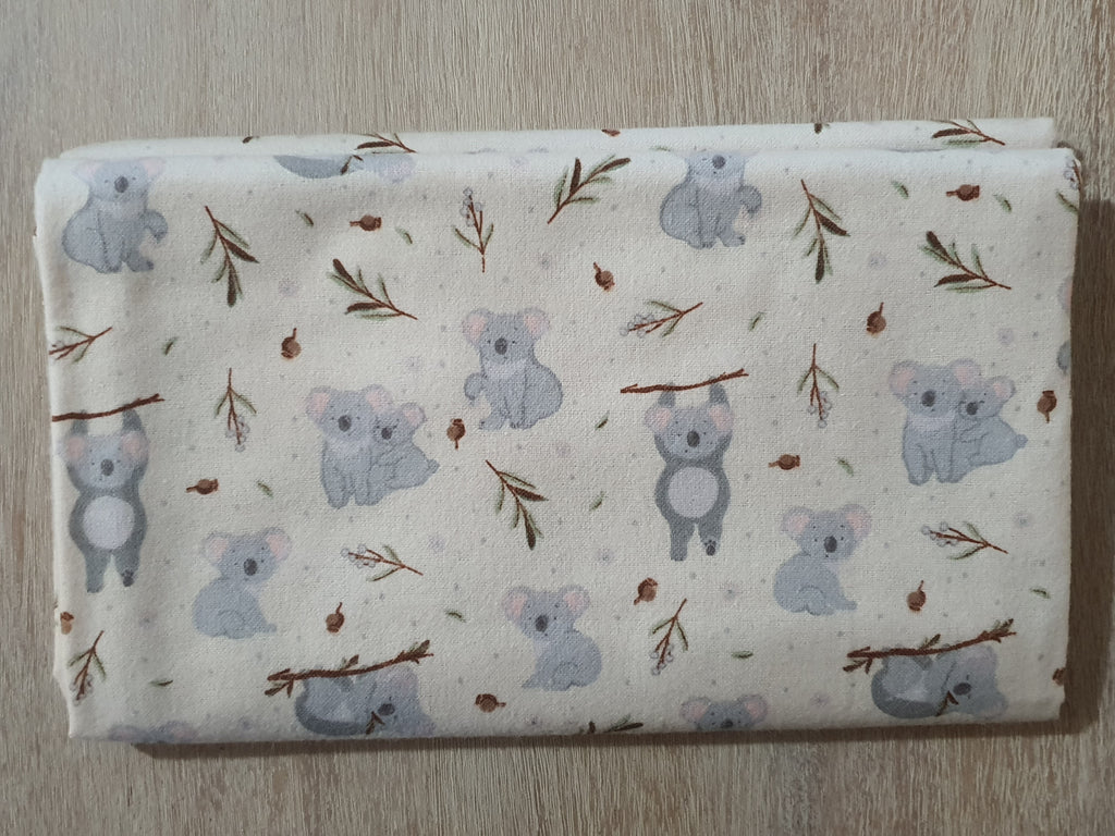 Flannelette baby wrap,blanket-Peaceful koalas