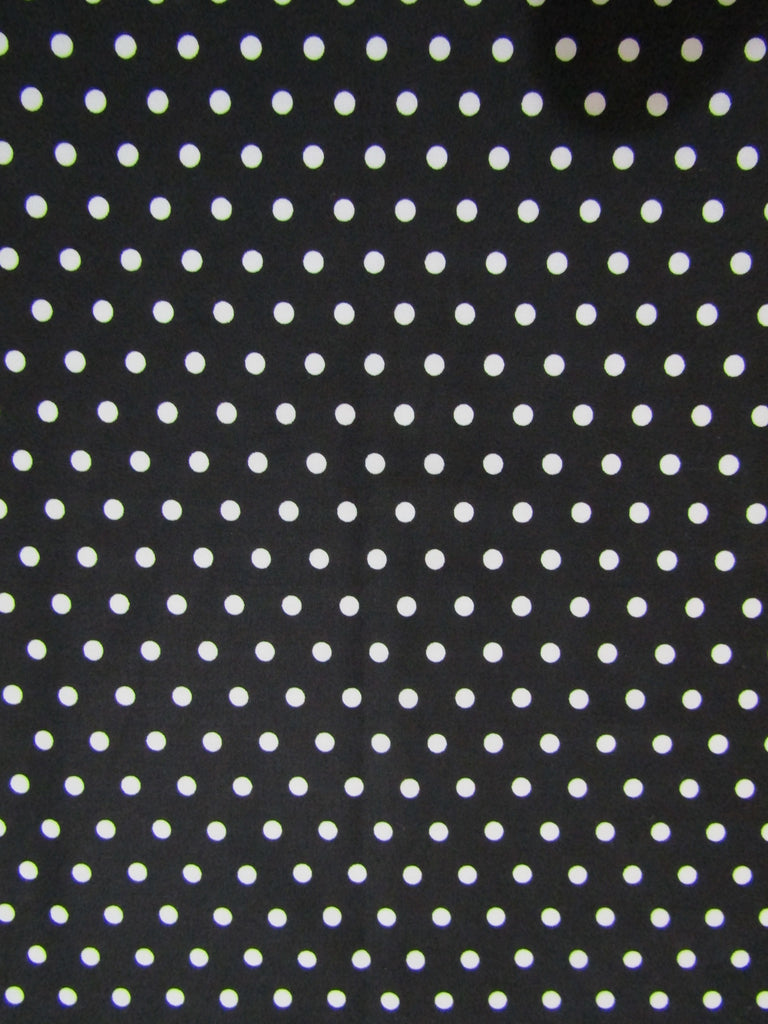 Pram liner set universal,100% cotton-Polka dot,black