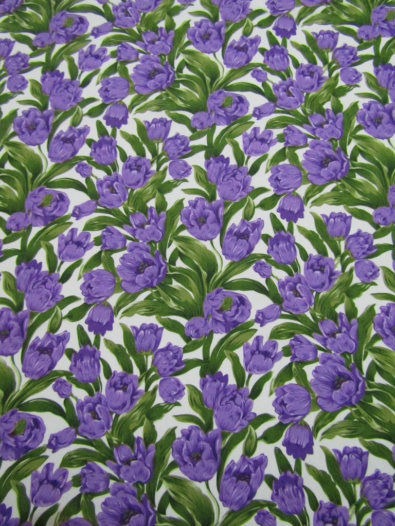 Seat belt covers-Purple tulip flowers