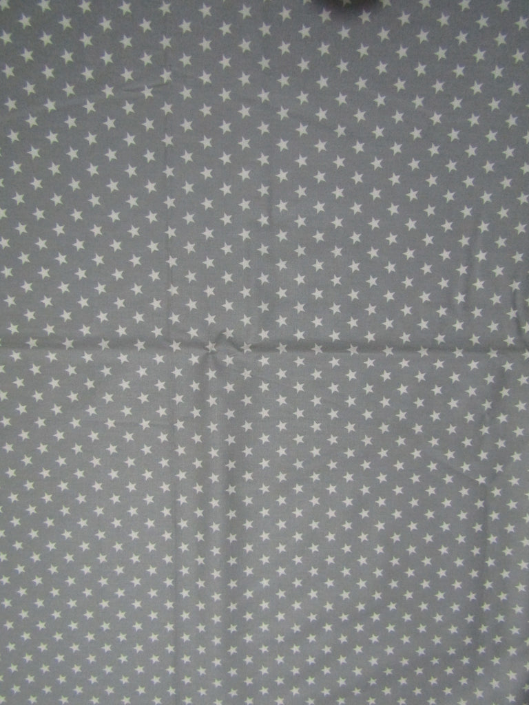 Pram liner set universal,100% cotton-Stars,grey