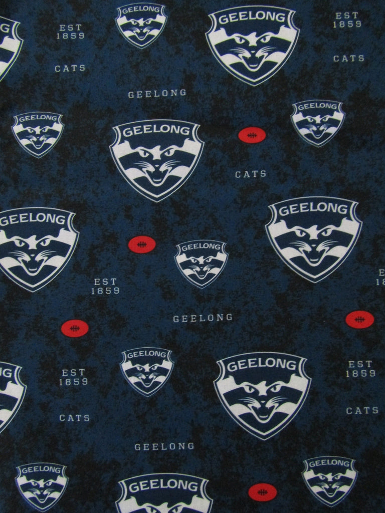 Pram belly bar cover-AFL,Geelong cats