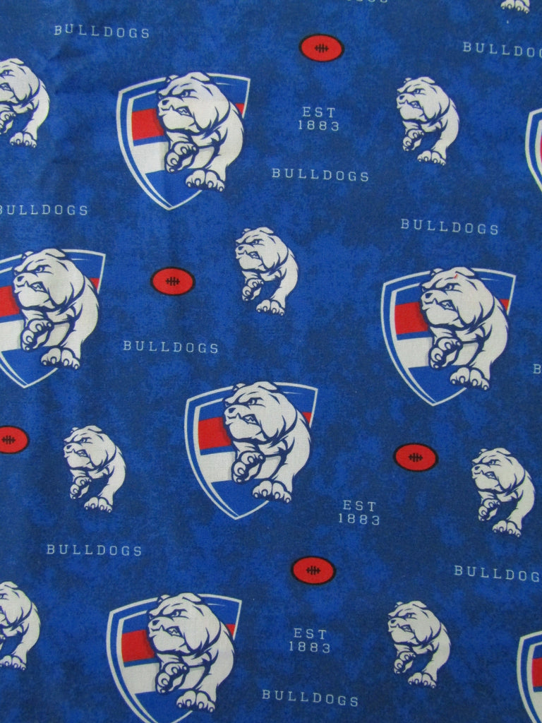 Pram belly bar cover-AFL,Western Bulldogs