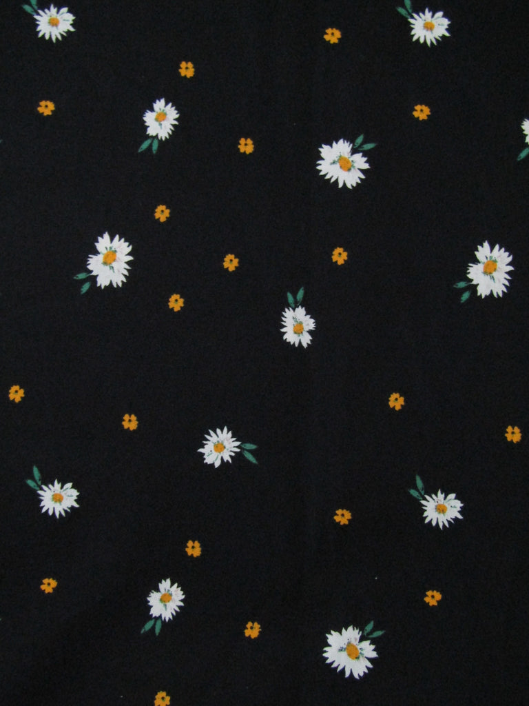 Pram bassinet liner-Small White daisy flowers