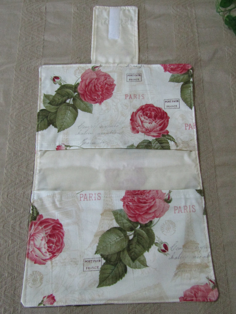 Nappy wallet-French roses